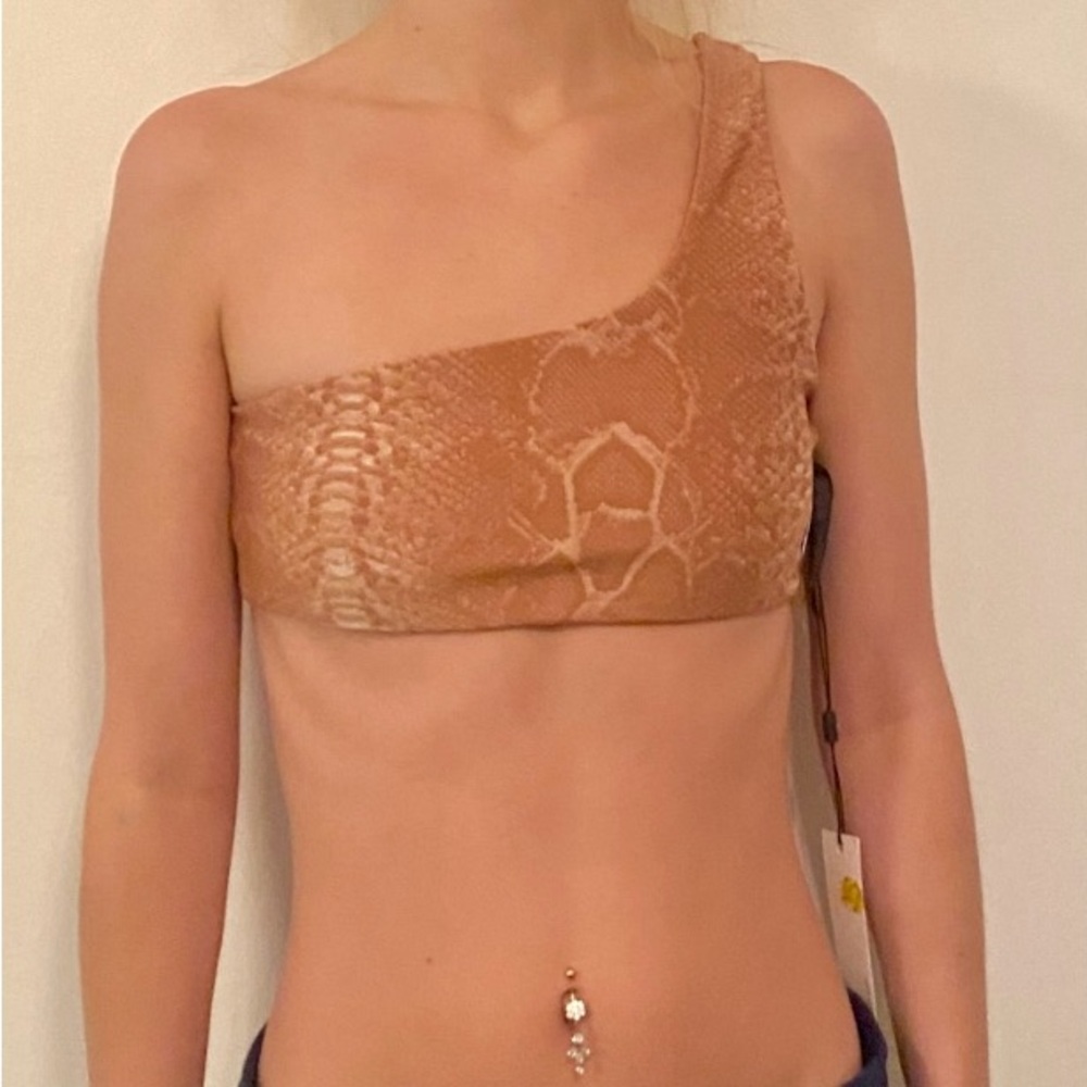 Brand: Koral  Size: M  Color: Pink Snakeskin Print